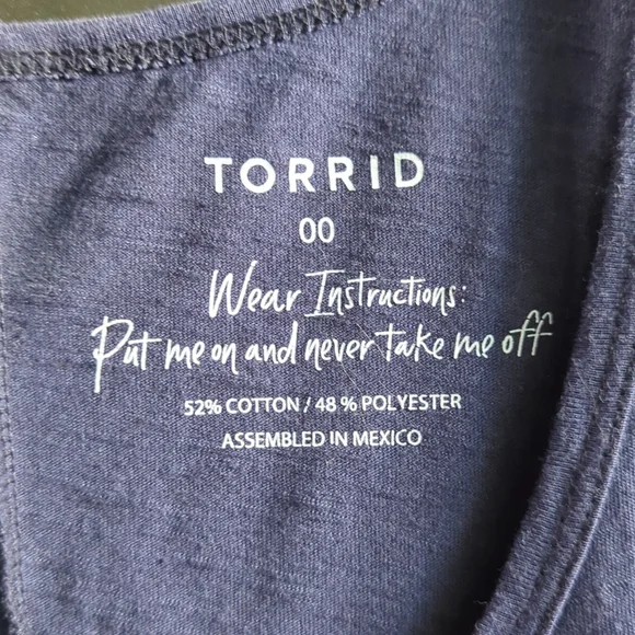 Torrid Drinks Well With Others Slim Fit Tank - Picture 8 of 9